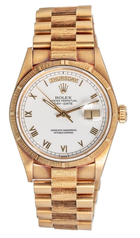 gold rolex on wrist|rolex 18k gold watch price.